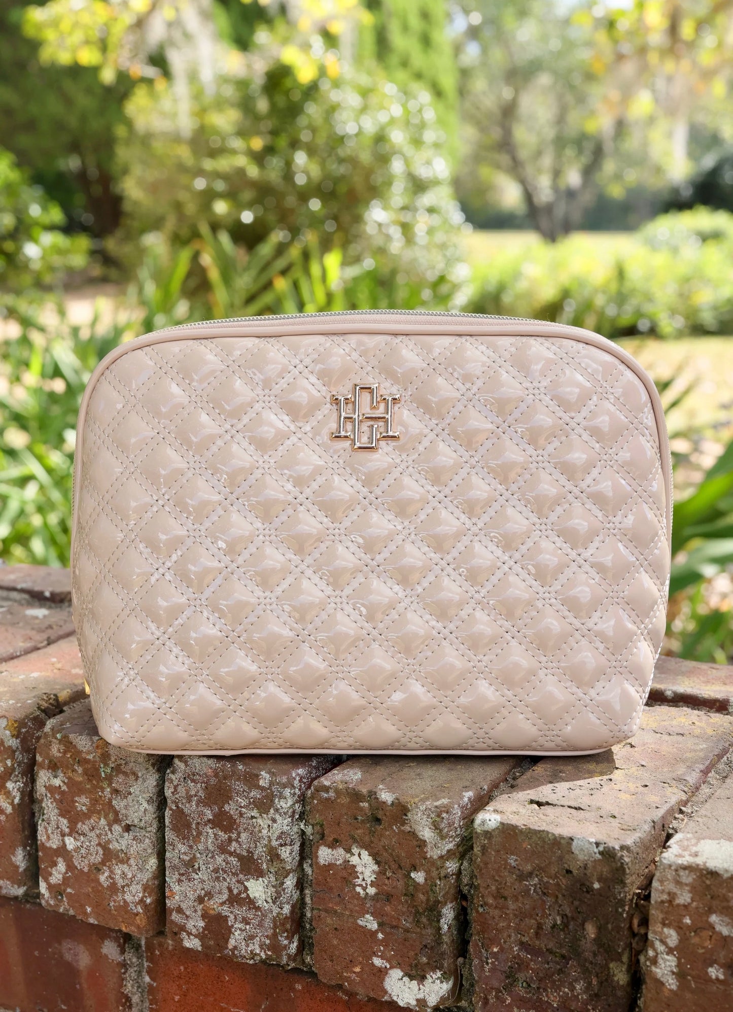 Nude Large Makeup Pouch