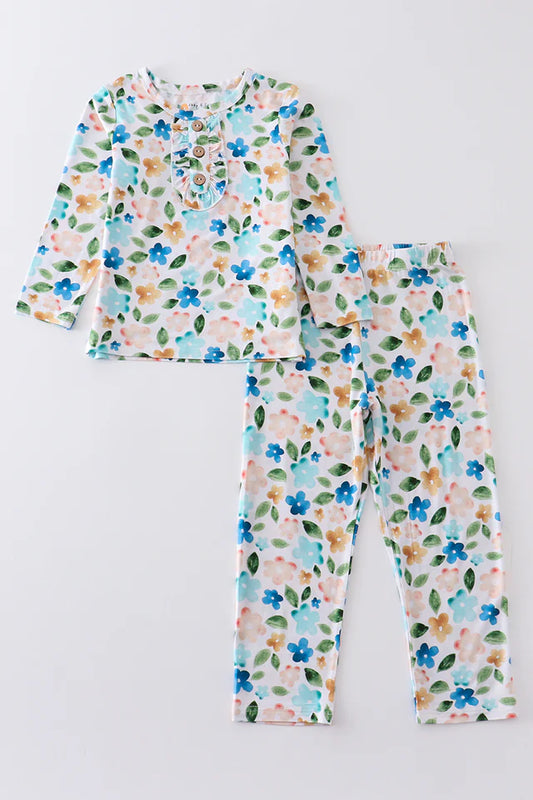 Floral Bamboo Pajama Set