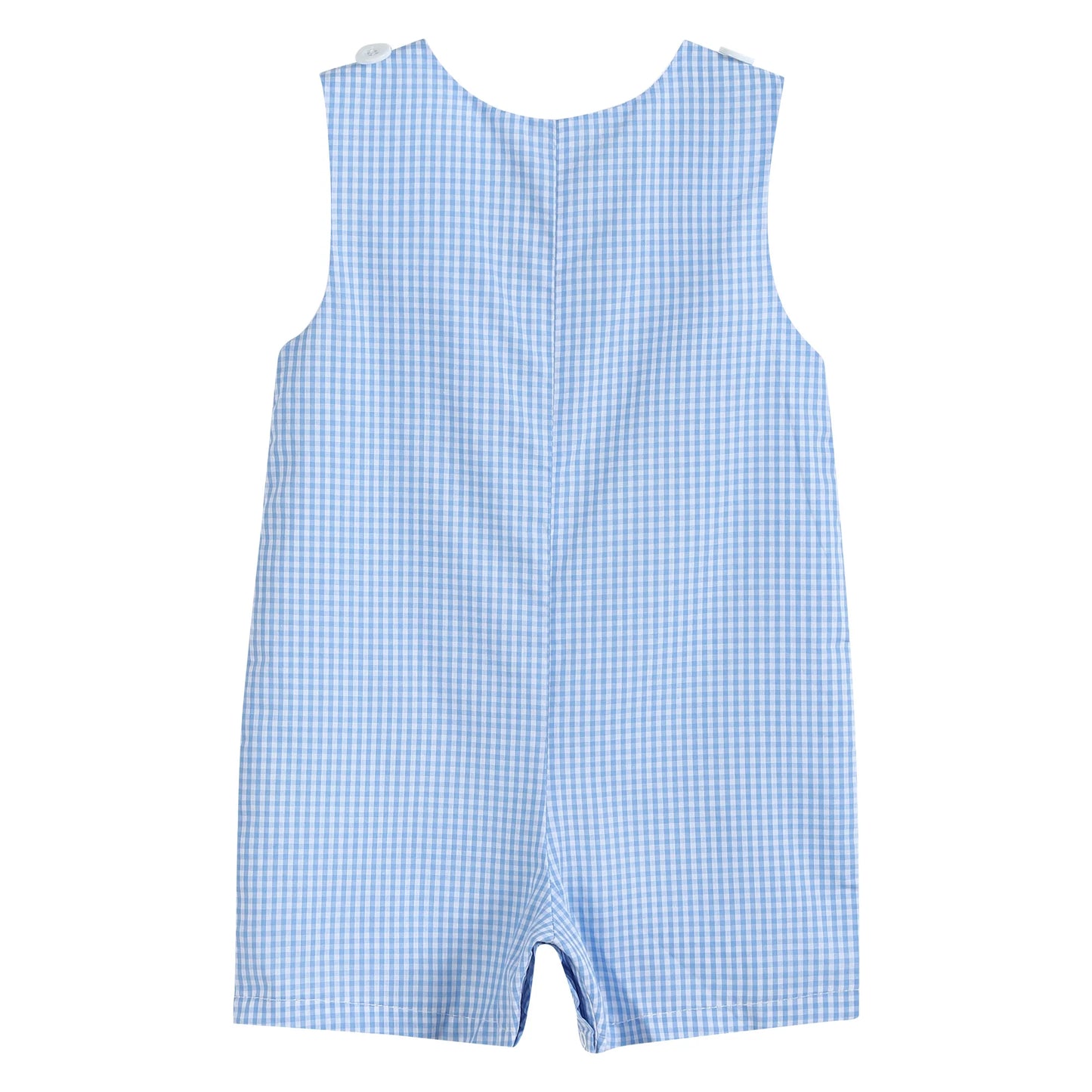 Blue Gingham Golf Shortall