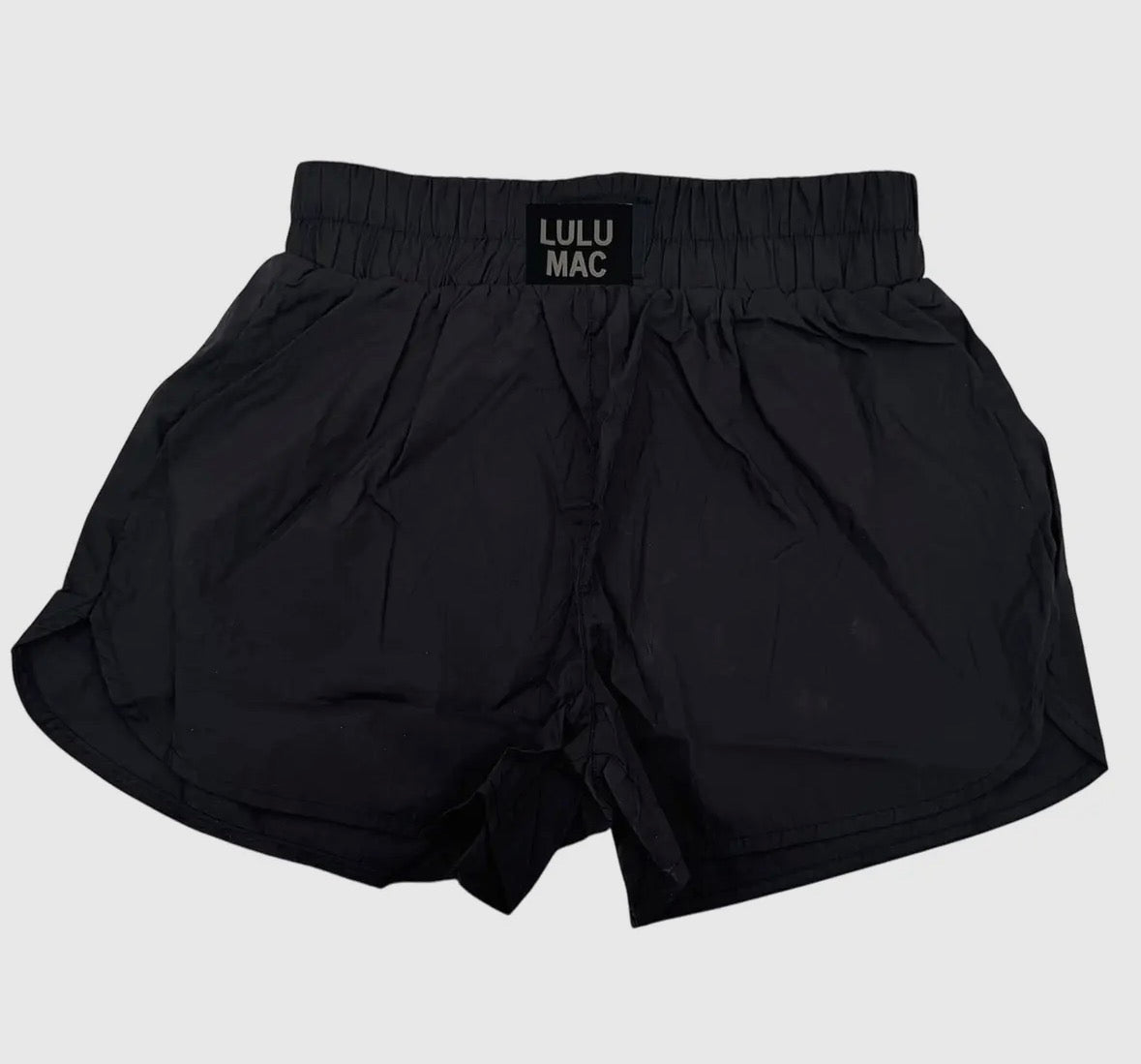 Black LULU MAC Shorts