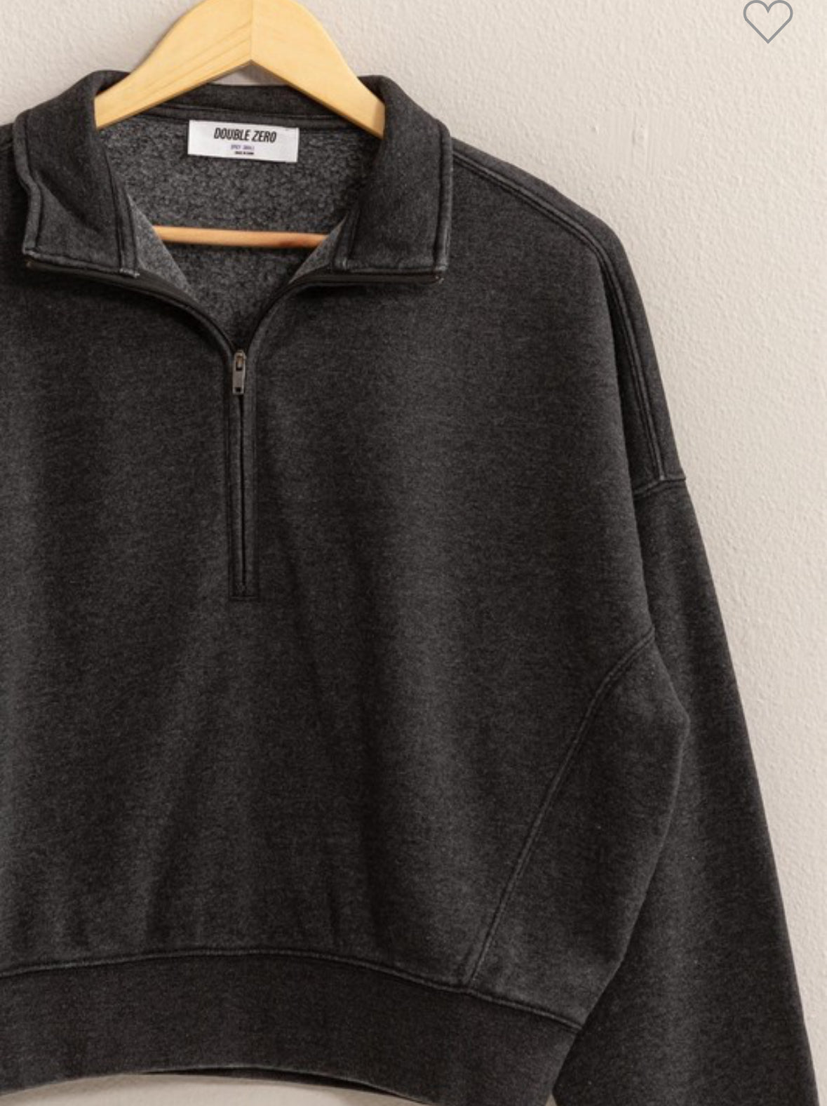 Double Zero Black PullOver