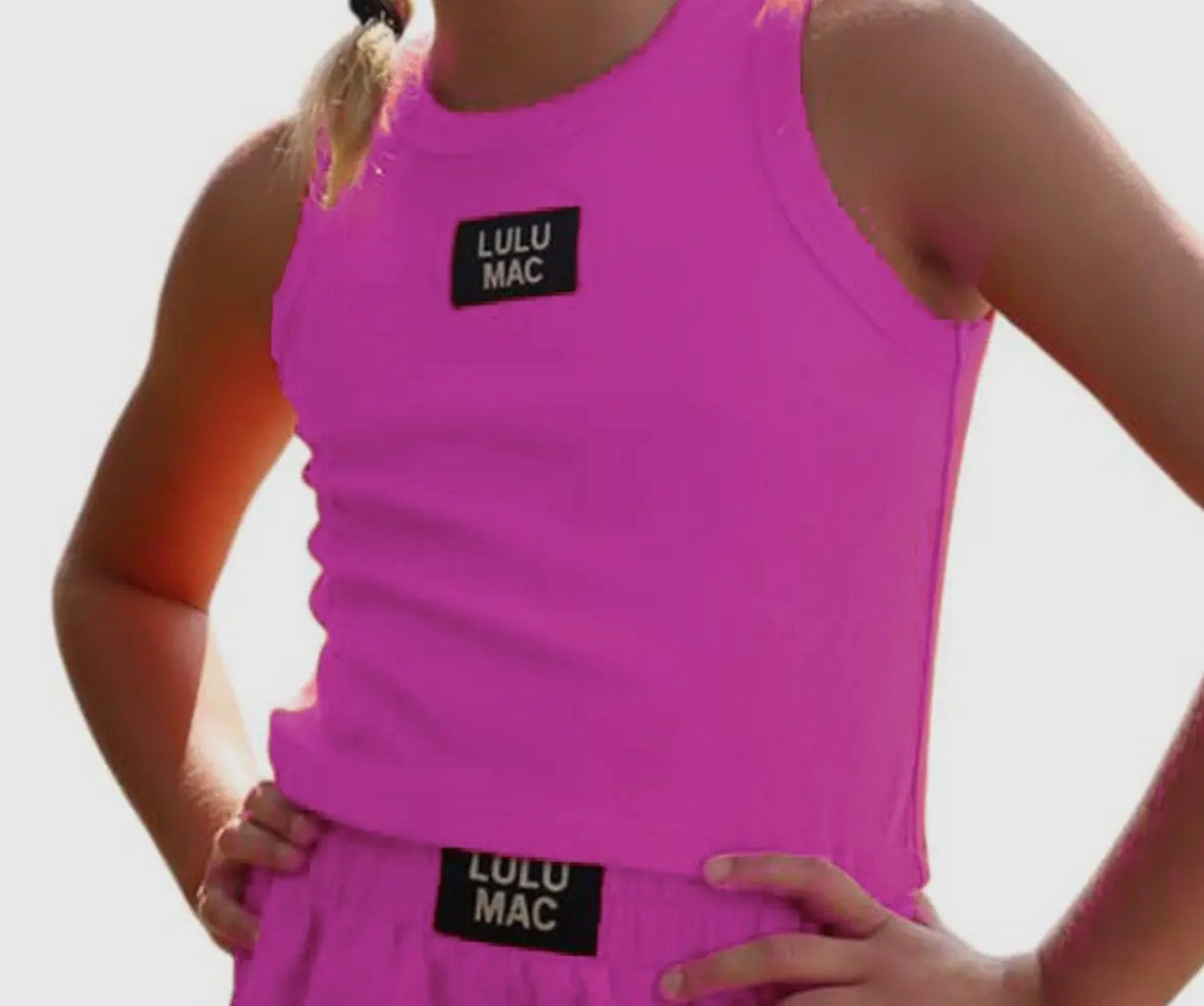 Hot Pink LULU MAC Tank