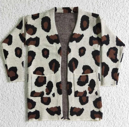 Cheetah Sweater Cardigan