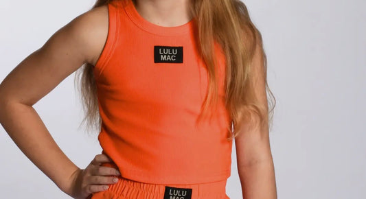 Orange Youth LULU MAC Tank