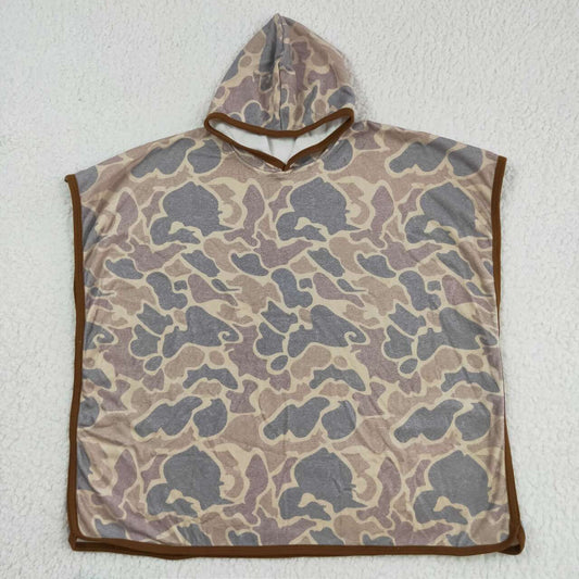 "Old School" Camo Hooded Towel