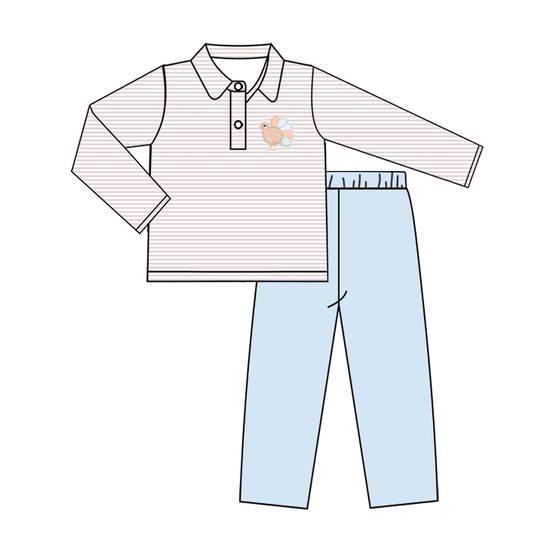 Boys Turkey Long Sleeve Set