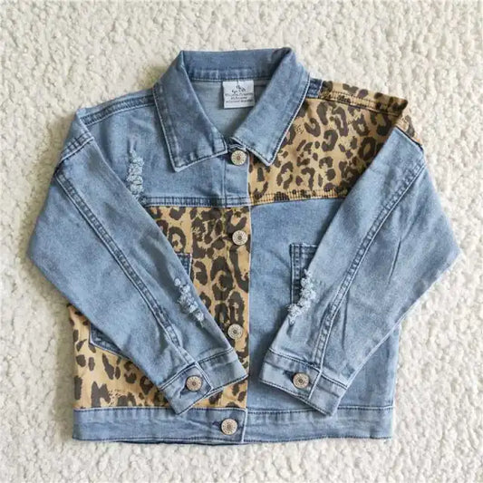 DENIM CHEETAH JACKET